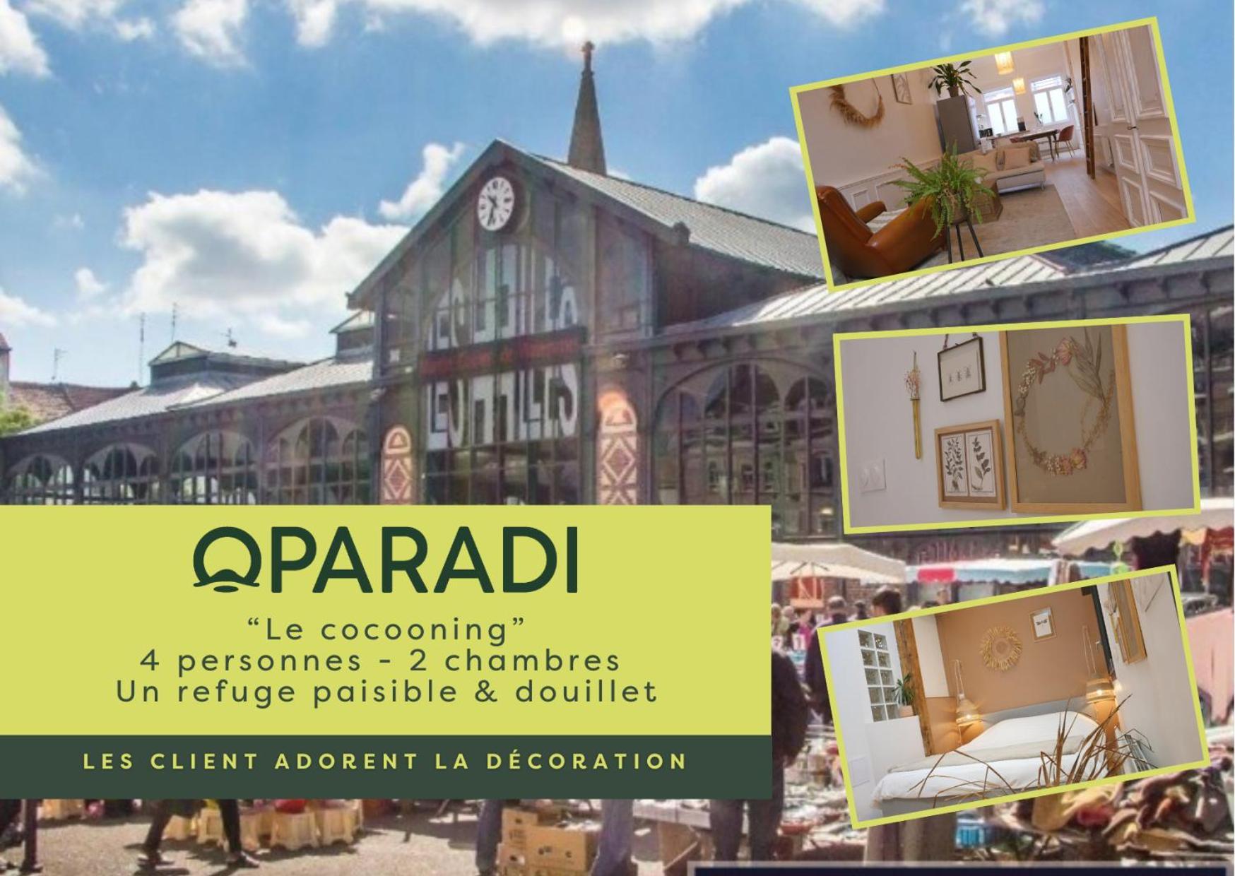 Oparadi "Le Coconing" En Plein Coeur Du Marche De Wazemmes Lille Exteriör bild